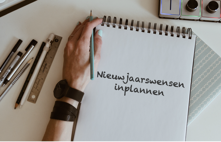 Nieuwjaarswensen inplannen op je telefoon