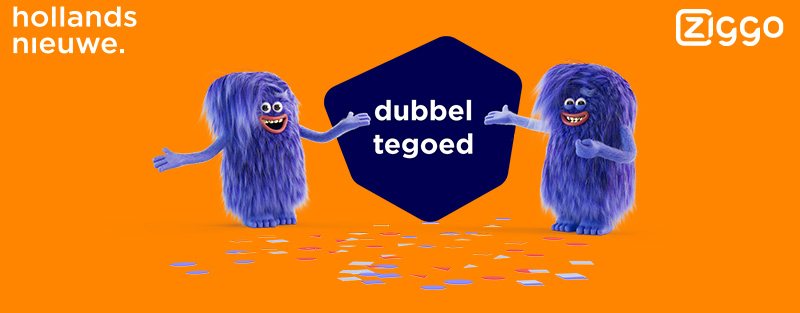 Dubbel tegoed met hollandsnieuwe en Ziggo