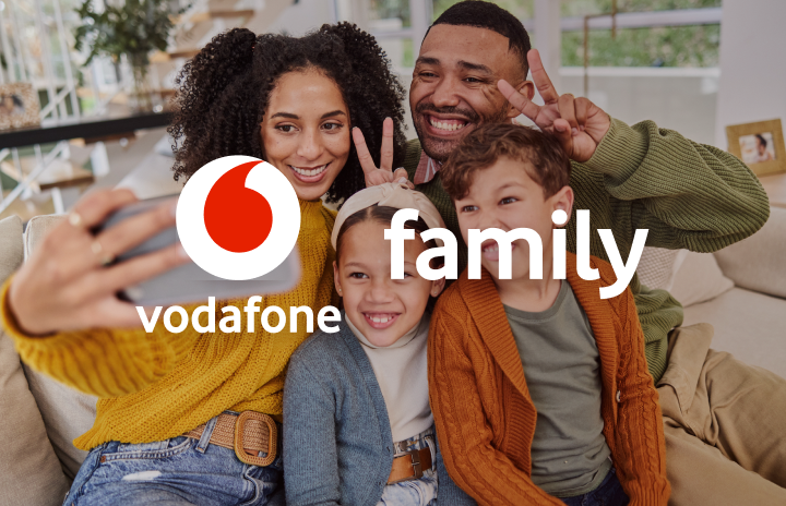 Vodafone 50 GB-Family: één grote bundel om te delen