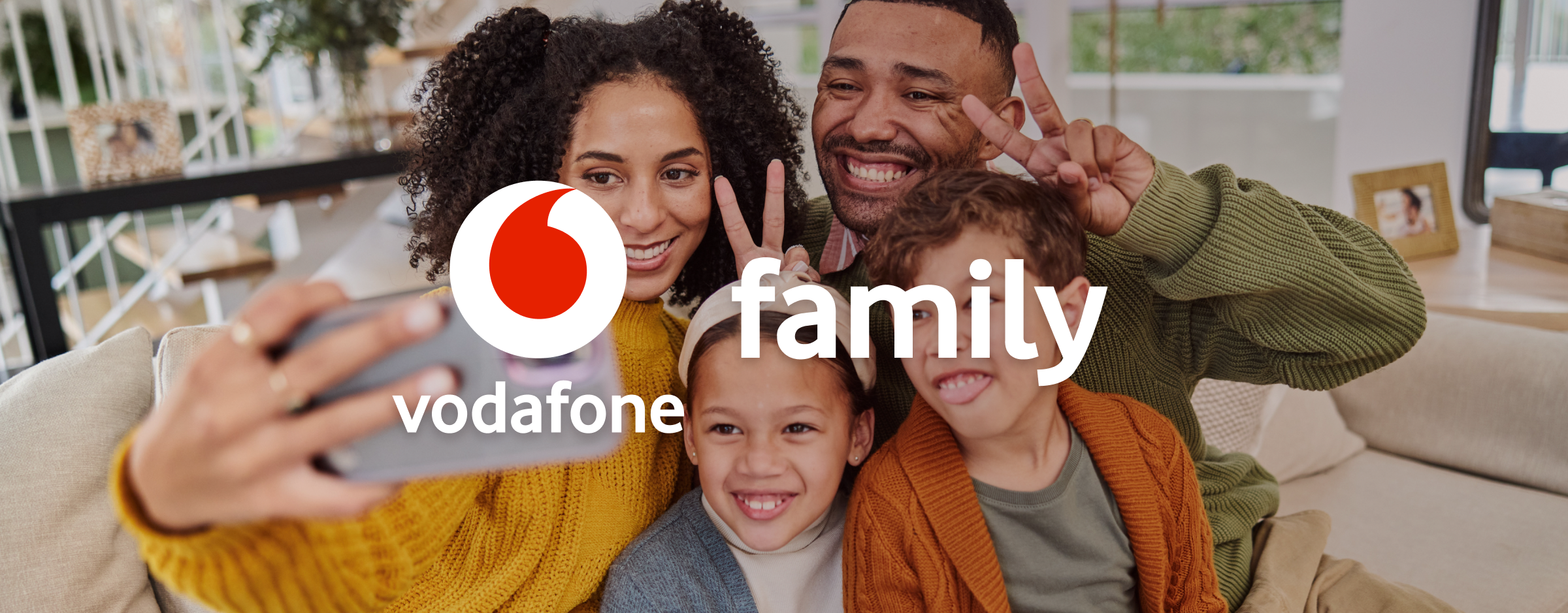 Vodafone 50 GB-Family: één grote bundel om te delen