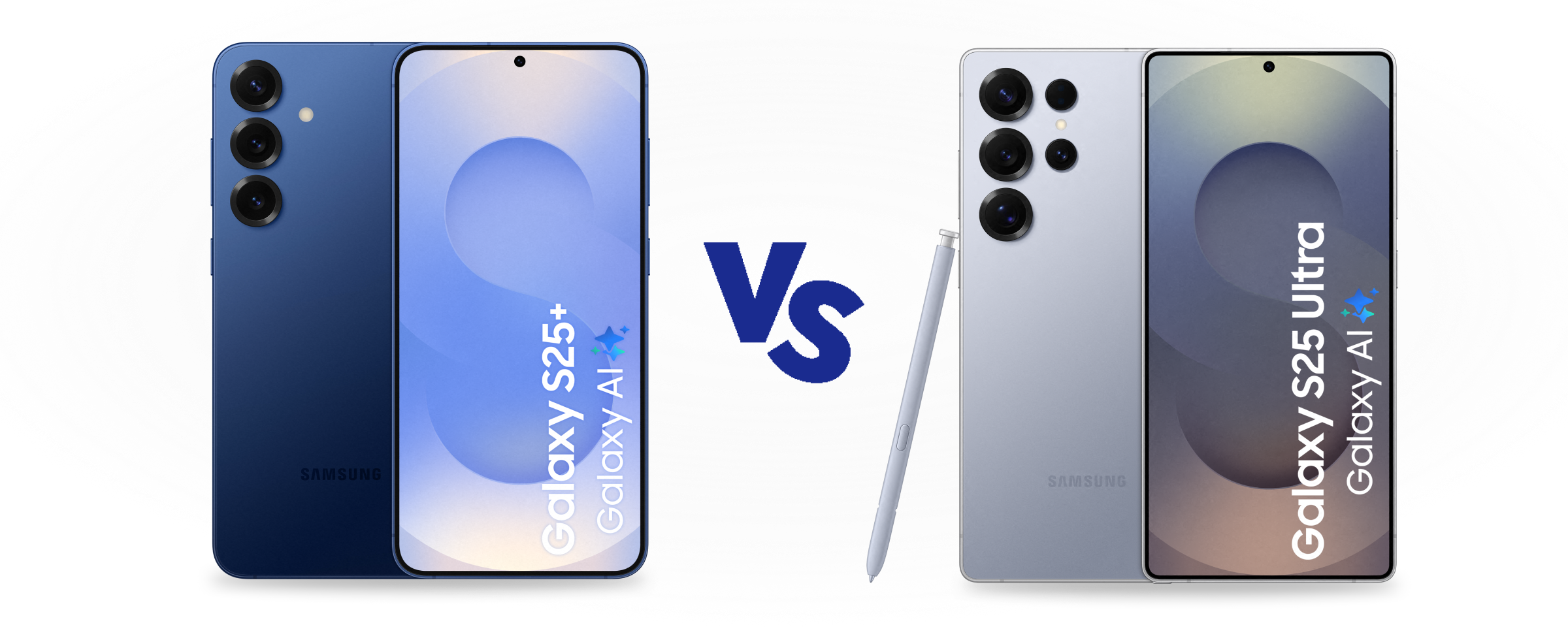 Samsung Galaxy S25 Plus vs Galaxy S25 Ultra