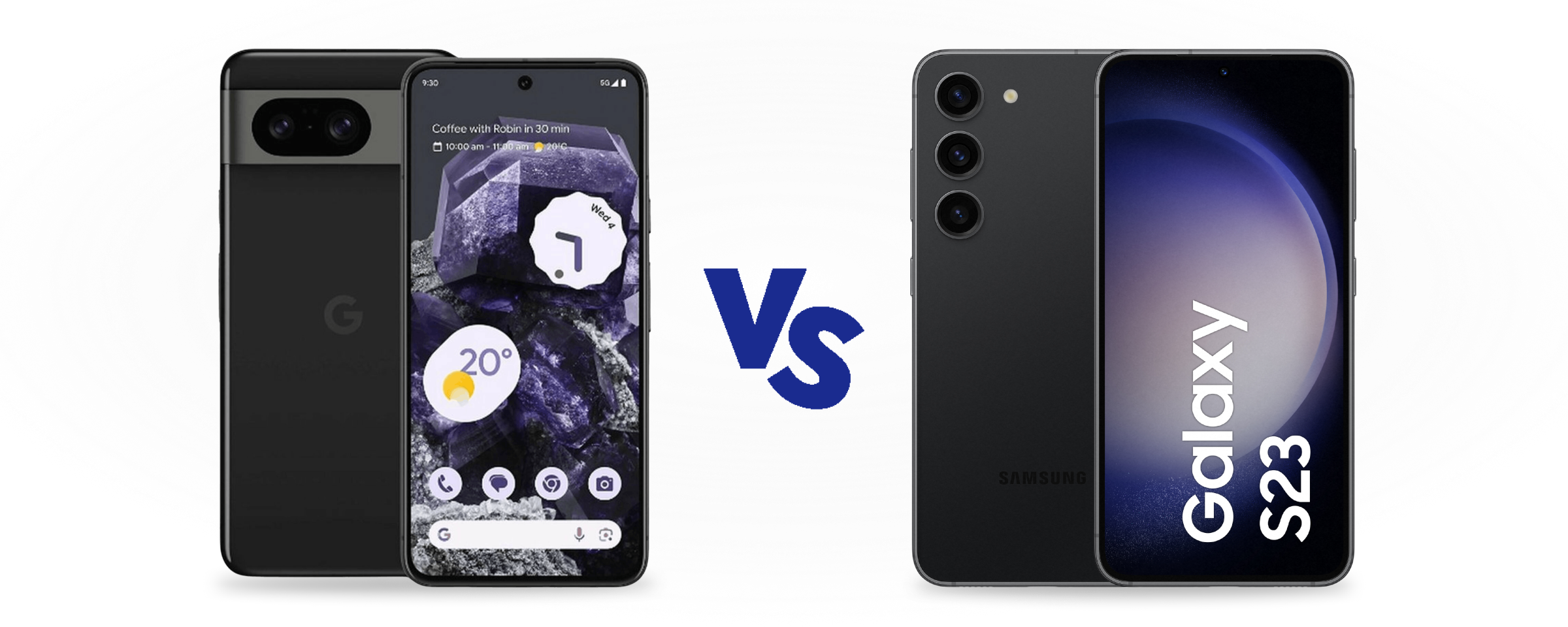 Google Pixel 8 vs Samsung Galaxy S23