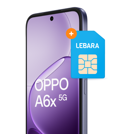OPPO A6x met Lebara