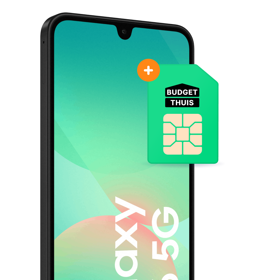 Galaxy A26 met Budget Thuis