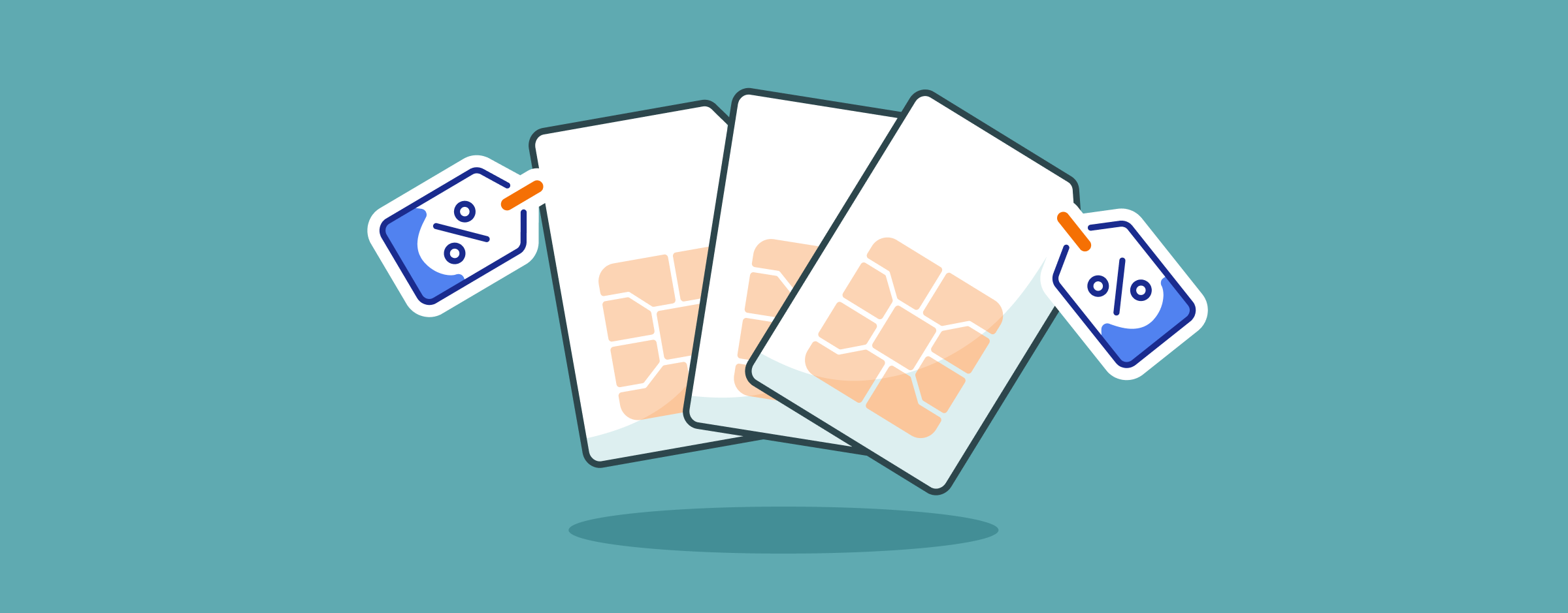 Sim Only weekaanbiedingen: 40 GB voor €1,-