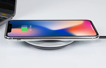 Draadloos opladen smartphone 