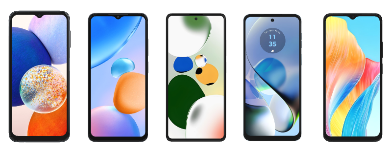 Top 5 goedkope smartphones 2023