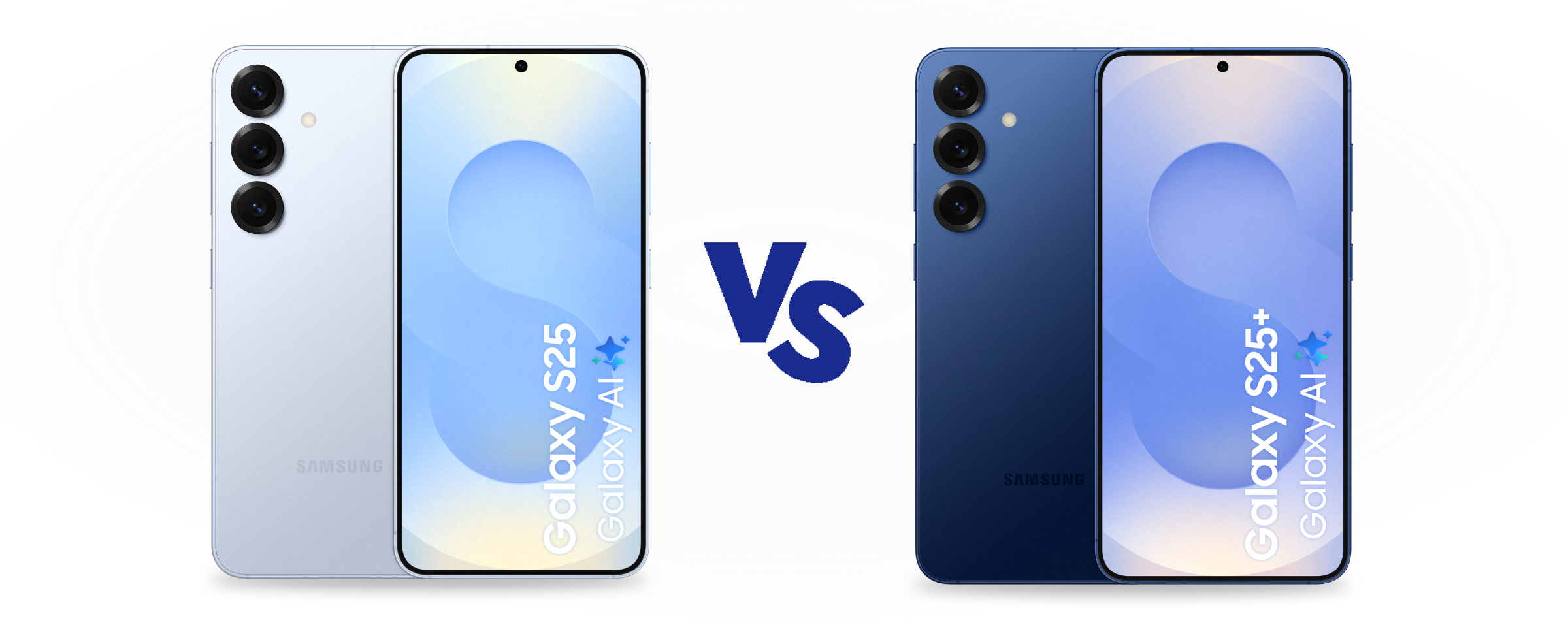 Samsung Galaxy S25 vs Galaxy S25 Plus