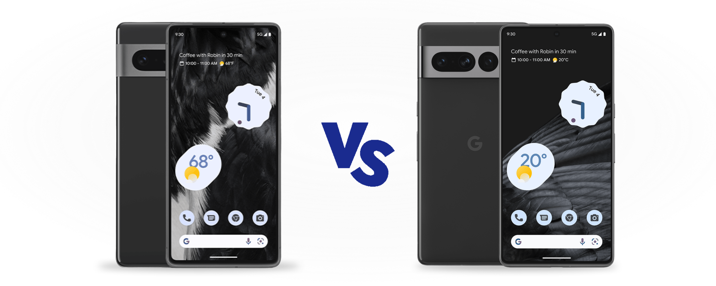 Google Pixel 7 vs Pixel 7 Pro