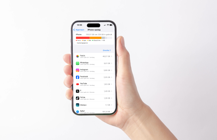 Tips om je telefoon op te schonen 