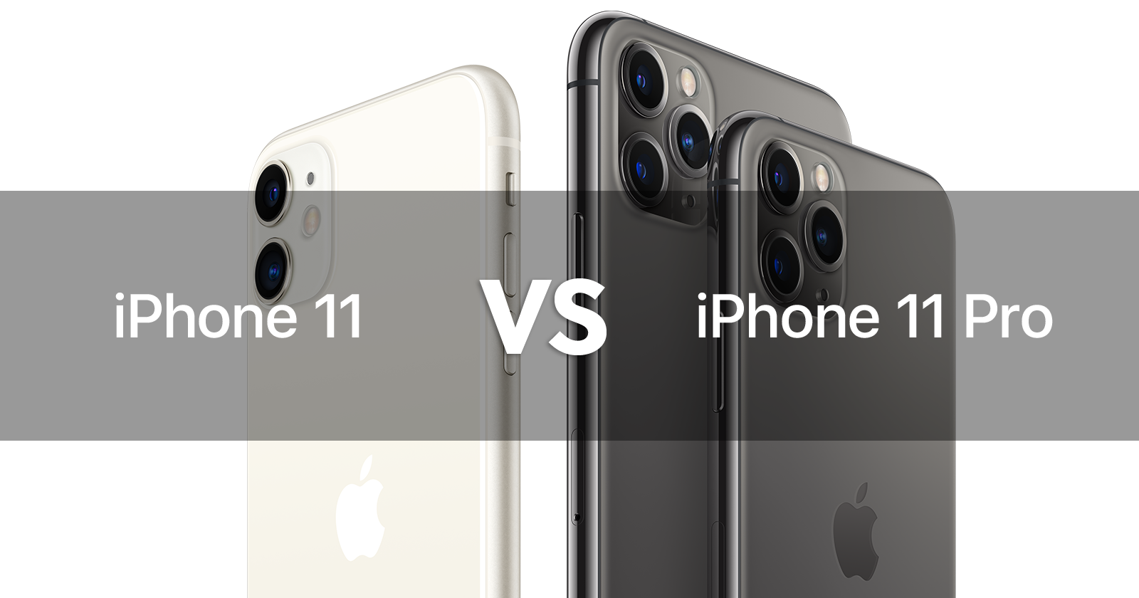 iPhone 11 vs iPhone 11 Pro (Max): de verschillen