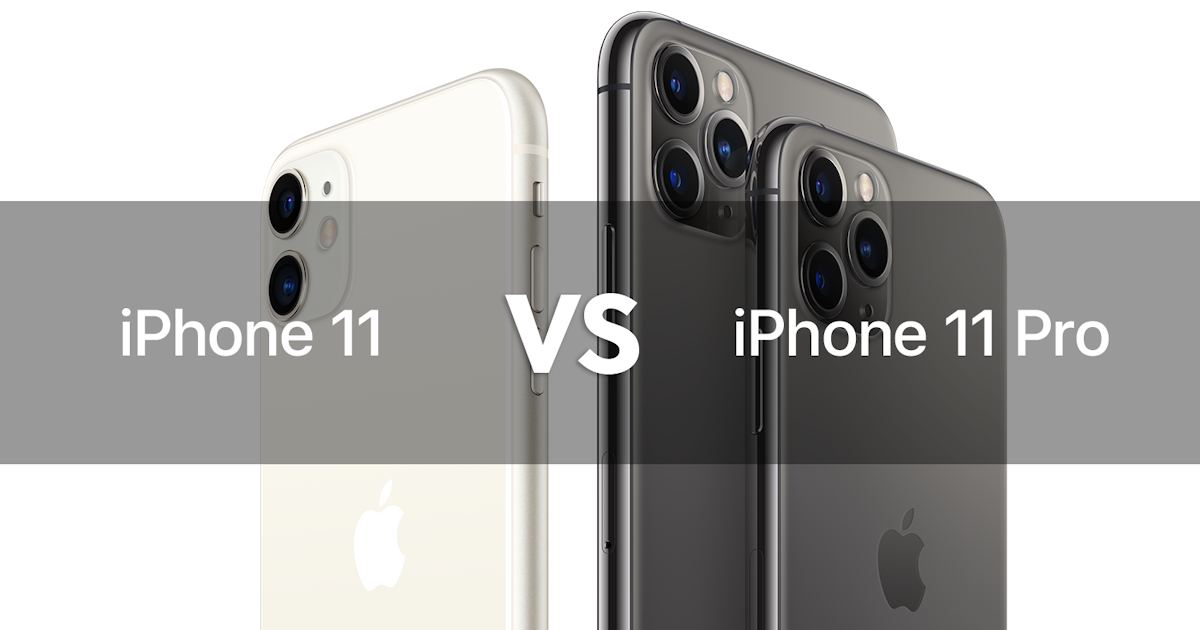 iPhone 11 vs iPhone 11 Pro (Max): de verschillen