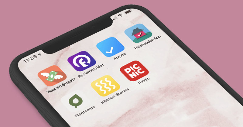 Handige apps voor in het huishouden