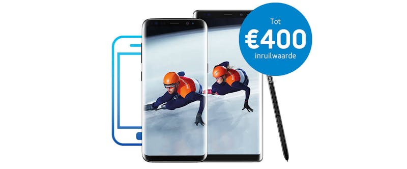 moederlijk klant Badkamer Ontvang tot € 400,- inruilvoordeel op je oude toestel bij aankoop van de  Samsung Galaxy S8(+) en Note8 - Mobiel.nl