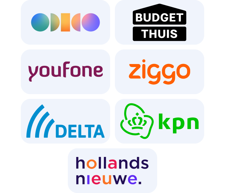 De verschillende internetproviders bij Mobiel.nl