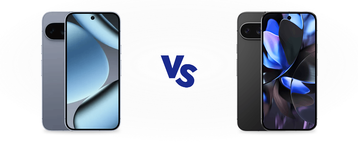 Google Pixel 10 Pro grijs vs Google Pixel 9 Pro zwart