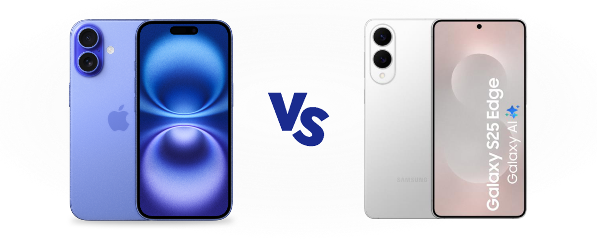 Apple iPhone 16 vs Samsung Galaxy S25 Edge